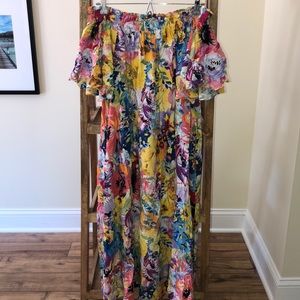 H&M Floral Off-Shoulder Dress